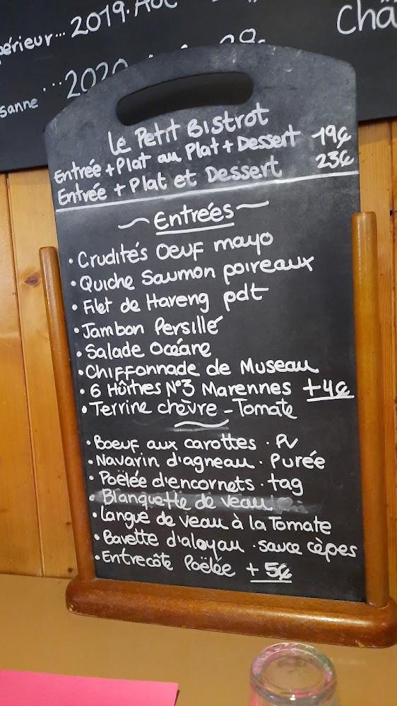 Le petit Bistrot - Menu Image 3